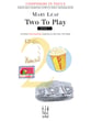 Two to Play piano sheet music cover